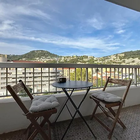 Evasion Nicoise A 12 Min Du Port Vue & Confort Διαμέρισμα Νίκαια