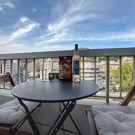 Evasion Nicoise A 12 Min Du Port Vue & Confort Διαμέρισμα